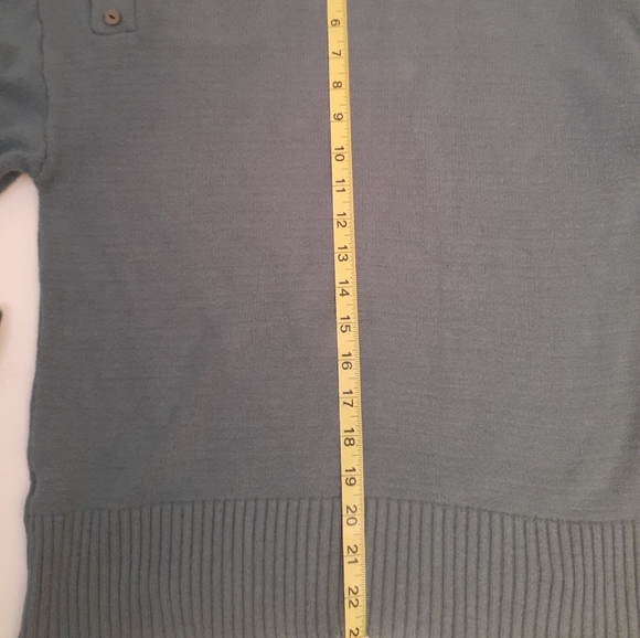 Kirundo sweater. Long sleeve turtleneck. Blueish green color. Nice Size M - Picture 7 of 8